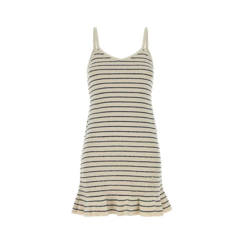 Jw Anderson Women Embroidered Cotton Blend Mini Dress